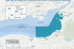 Map of the proposed Lake Ontario National Marine Sanctuary